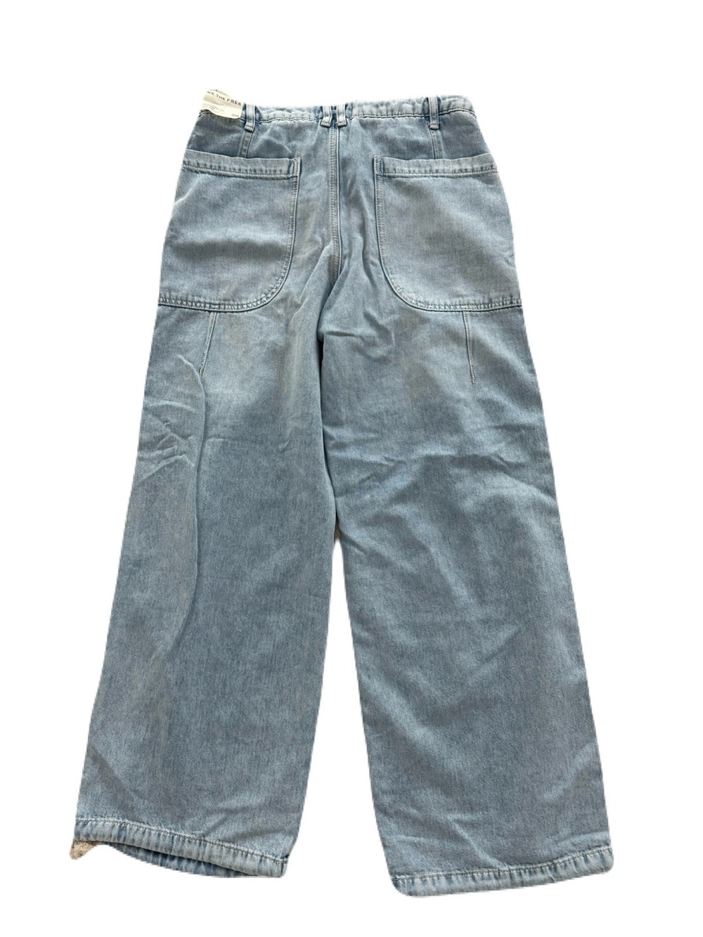 NWT Women's Free People Love Language Low Rise Denim Baggy Jeans Size 28 - Picture 4 of 8